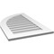 Ekena Millwork Quarter Round Top Left Surface Mount PVC Gable Vent w/ 3-1/2"W x 1"P Standard Frame, 22"W x 36"H GVPQL22X3601SN - alternate 3